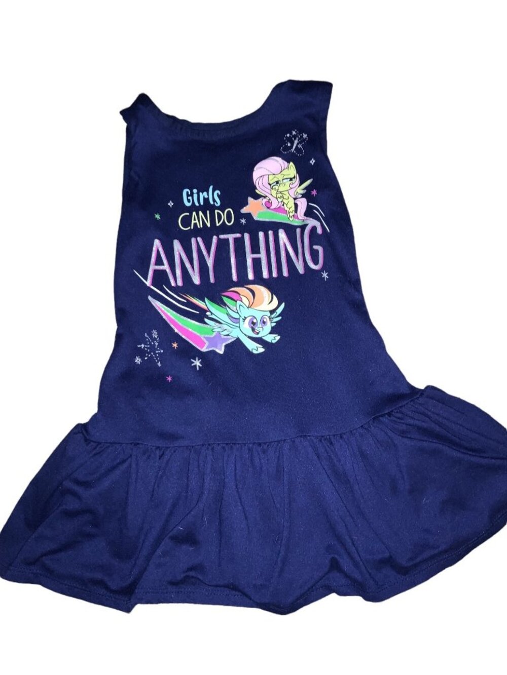 My Little Pony Girls Dress Girls Can Do Anything Graphic XS (4-5) Sleeveless